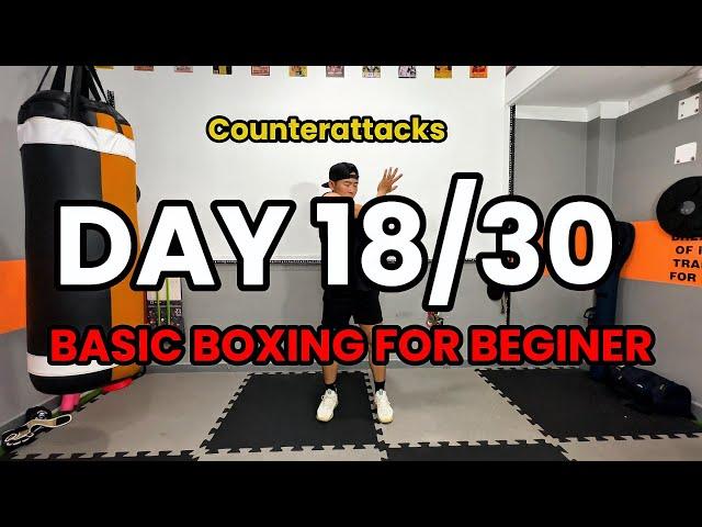 30 Days of Basic Boxing at Home for Beginners #day18   #HIENSUNDAY  #BoxingAtHome #HomeWorkout