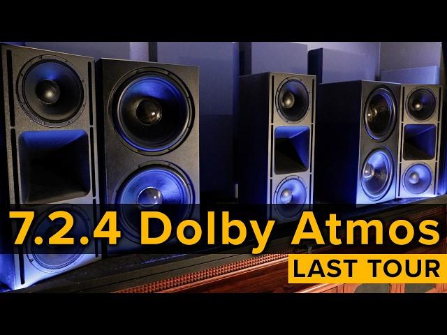 FINAL Tour of my 7.2.4 Dolby Atmos Home Theater Before We Move!