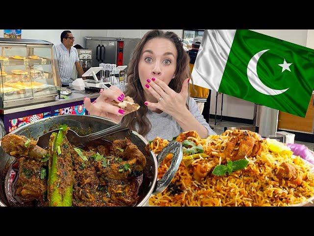 American Girl Tries PAKISTANI FOOD!! | It's NOTHING like INDIAN FOOD!