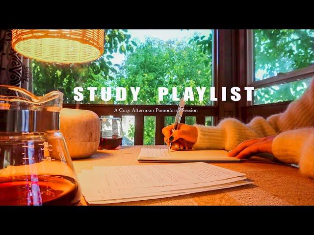  3-HOUR STUDY MUSIC PLAYLIST/ relaxing Lofi / Cozy Evening DEEP FOCUS POMODORO TIMER/ Study With Me