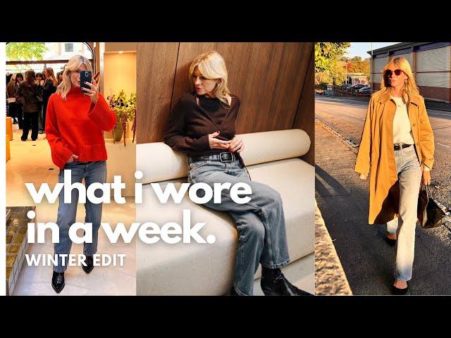 WHAT I WORE IN A WEEK WINTER | EVERYDAY OUTFIT IDEAS AND A FEW TRY ON'S IN STORE