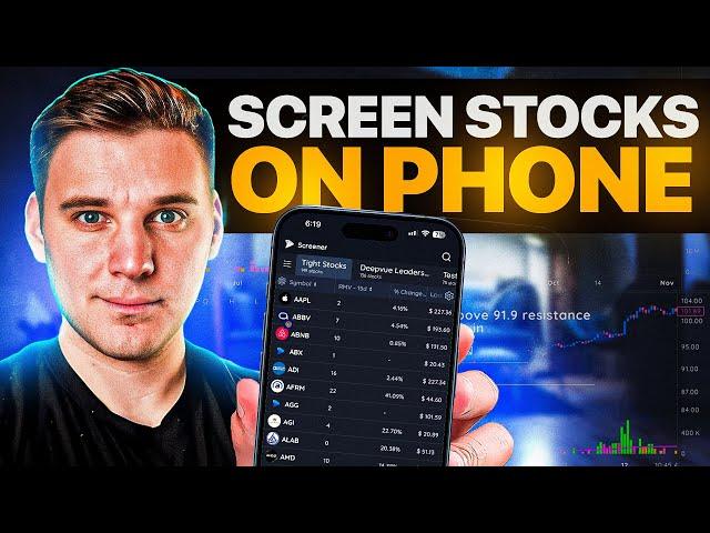 Screen Stocks FASTER than EVER on Your Phone with Deepvue Mobile Screener!
