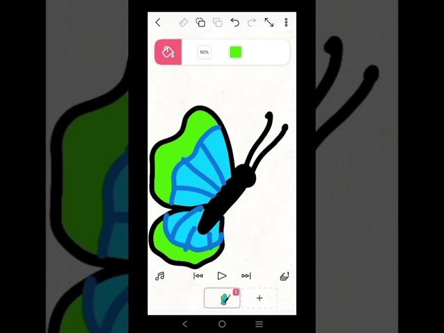 first time #animation #butterfly