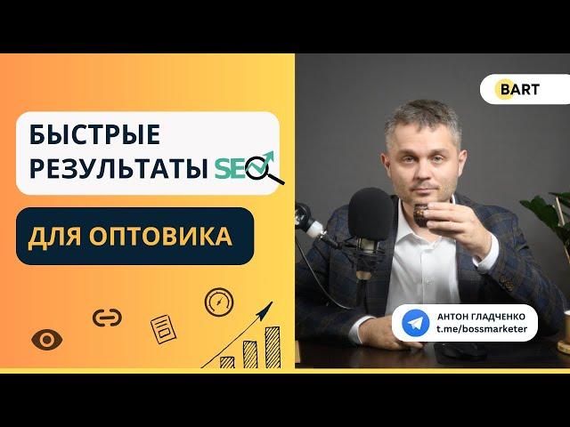 Быстрые результаты SEO для оптовика