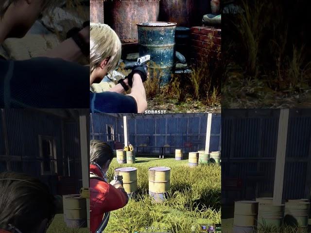 Shooting Barrel Physics Comparison Different Games (Resident Evil 4 VS Once Human)