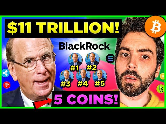 Top 5 Crypto Coins To Buy BEFORE BlackRock CEO Larry Fink Announces It!