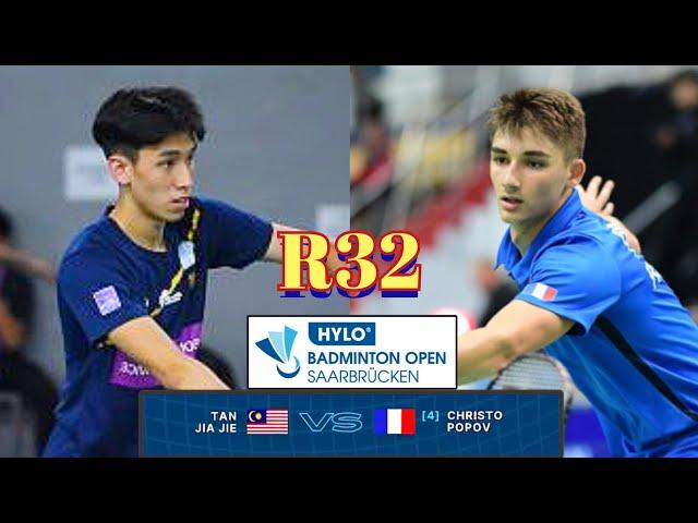 [R32]Tan Jia Jie VS Christo Popov!! |Hylo Open 2024|