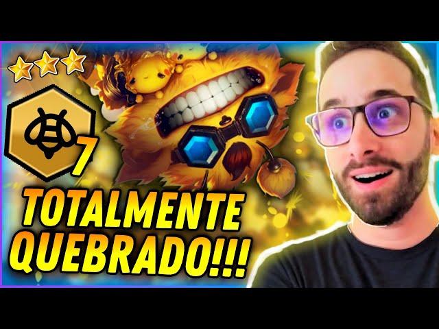 CONSEGUI OS 7 MELZINHOS E ISSO AQUI ESTÁ BIZARRO DE FORTE! | Teamfight Tactics Patch 14.18b