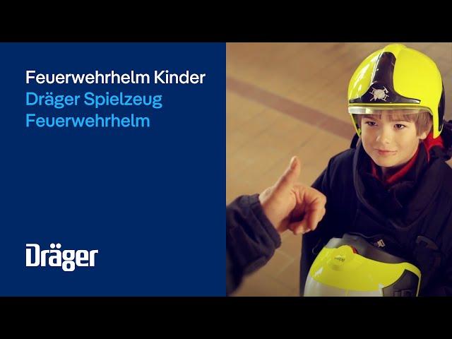 Feuerwehrhelm Kinder: Dräger Spielzeug Feuerwehrhelm, Nachbildung vom HPS 7000