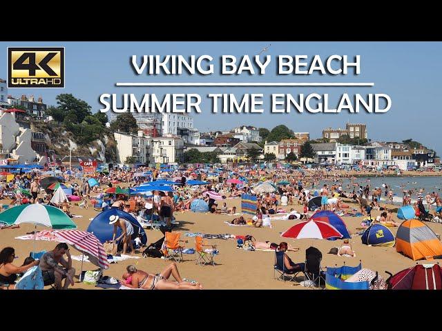 BEACH WALK VIKING BAY BEACH Broadstairs Kent Summer Time 2020 ENGLAND