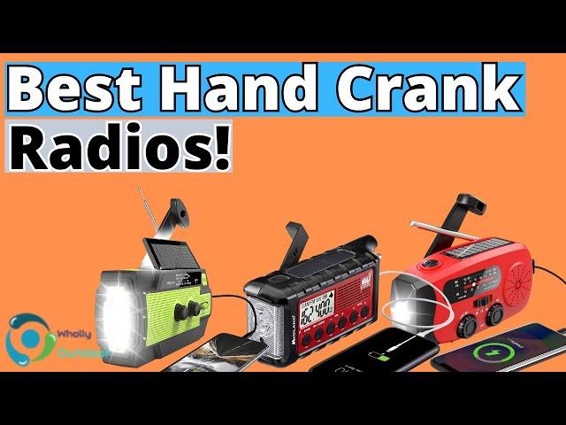 THE BEST HAND CRANK RADIOS IN 2024! (TOP 3)