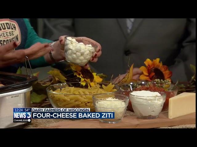 How to make four-cheese baked ziti with Wisconsin cheese