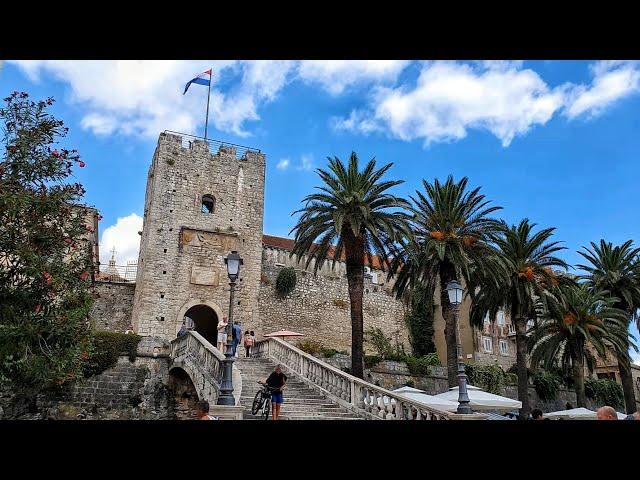 Walking in Korčula, Croatia (4K 60FPS)