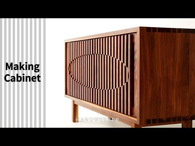 목공아카데미 회원작품 - 수납장 제작과정 [Making walnut cabinet]