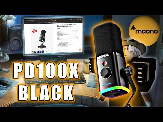 Обзор микрофона MAONO PD100X BLACK | ЛУЧШИЙ МИКРОФОН ДЛЯ СТРИМИНГА