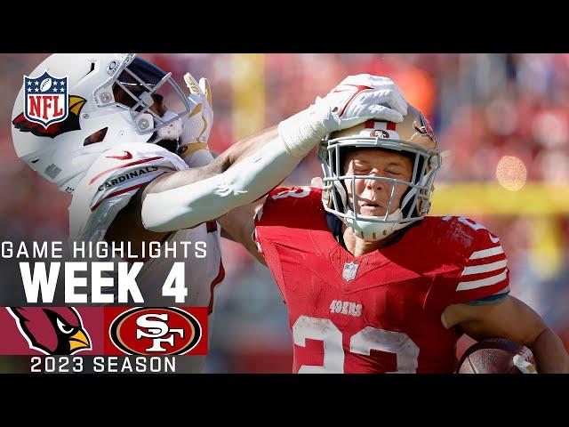 Arizona Cardinals vs. San Francisco 49ers | 2023 Week 4 Game Highlights