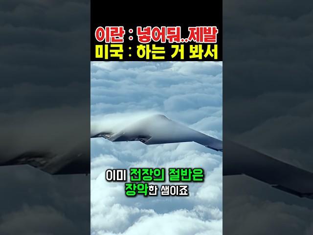 스텔스 폭격기의 끝판왕, 이란이제일 두려워하는 비행기