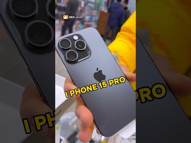 i Phone 15 Pro black #bekmobil #iphone15pro #musofir #iphoneunboxing #music #song #youtubeshorts