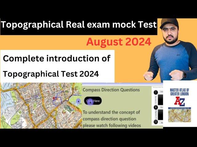 TFL Topographical test 2024/ Topograhical mock test | TFL Real exam questions August 2024,sa pco