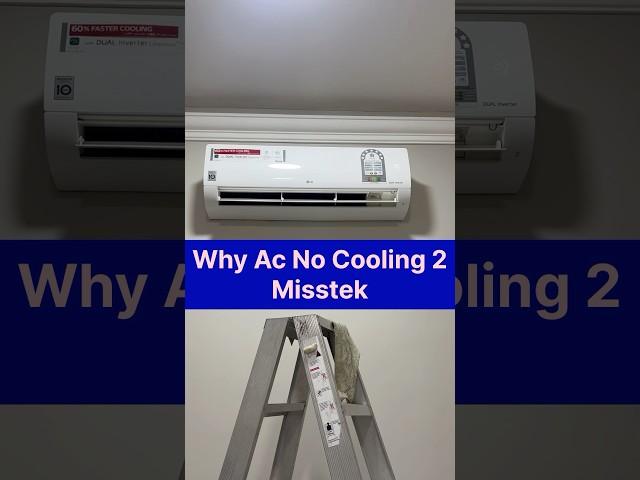 Lg Ac Very Low Cooling || How To Increase Cooling In Lg Dual Inverter Ac #ytshorts #shorts