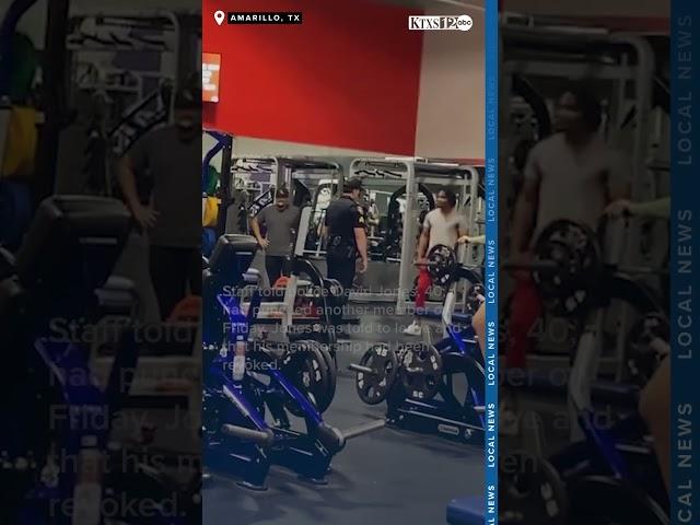 Man gets tased at gym after threatening to fight police