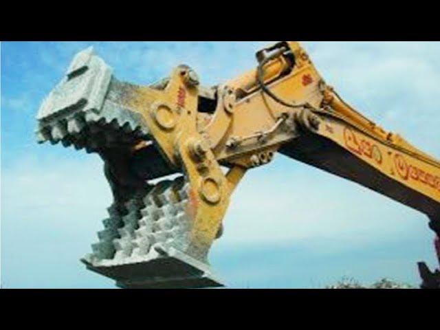 Fast Extreme Earth Moving Machines At Work & Heavy Equipment  Excavator House Demolition