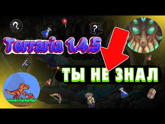 Terraria все про обновление 1.4.5