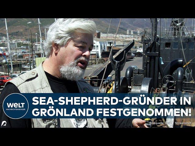 GREENLAND: Due to Japanese arrest warrant! "Sea Shepherd" founder Paul Watson arrested!