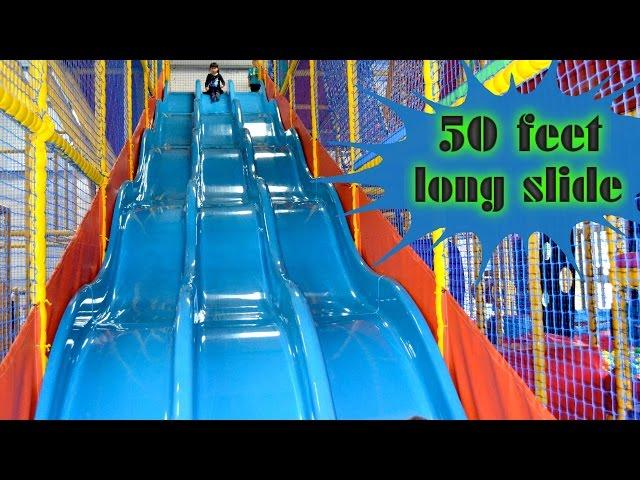 Indoor Playground Fun-James & Grace in Indoor Playground