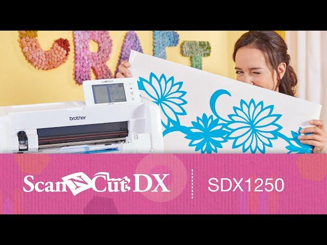 Brother ScanNCut DX SDX1250 Scan- und Schneideplotter für Heim und Hobby