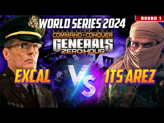 C&C Generals Zero Hour World Series 2024 | ExCaL vs Itz Arez | Round 1