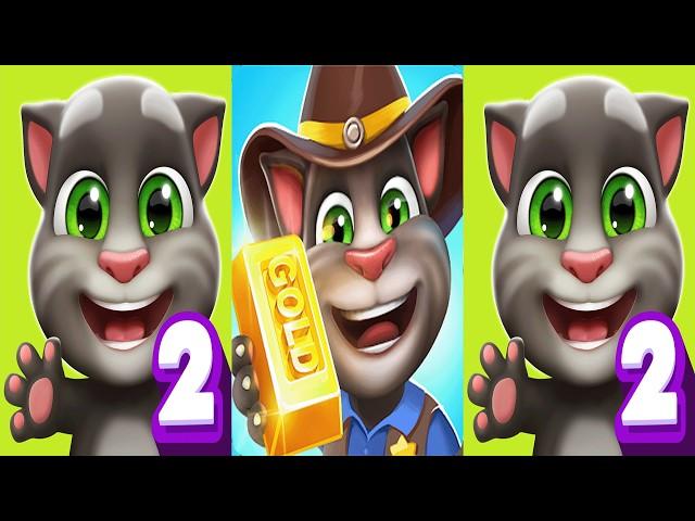 My Talking Tom2 vs Talking Tom Gold run vs My Talking Tom2 lvl 102 vs 103 Tom2 vs Gold run Ep4221