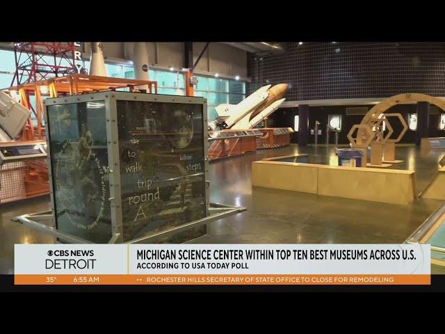 Michigan Science Center ranked top 10 best science museum in U.S.