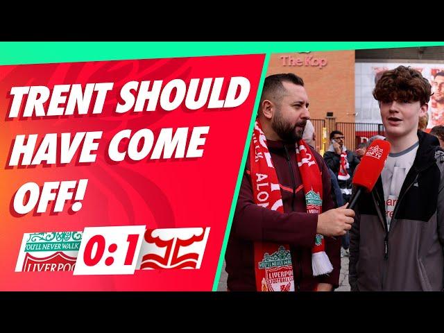 Trent Should Have Come Off | Liverpool 0-1 Nottingham Forest | Alfie | Fan Cam