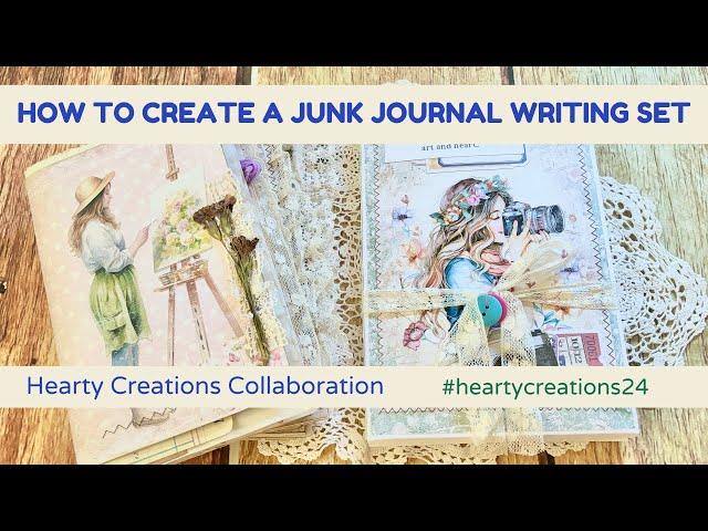 How to create a Junk Journal Writing Set