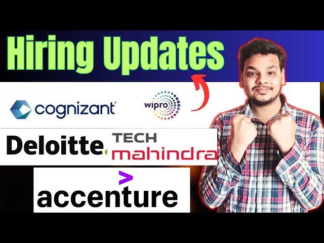 Cognizant CIS , Tech Mahindra Update , Deloitte NLA , Wipro Elite Results , Accenture Onboarding