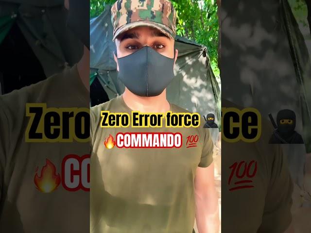 Zero Error Force || Commando motivation status #shortsvideo #shortvideo #shorts #short