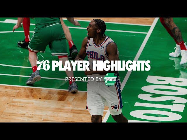 Player Highlights: Tyrese Maxey at Boston Celtics | 12.25.24