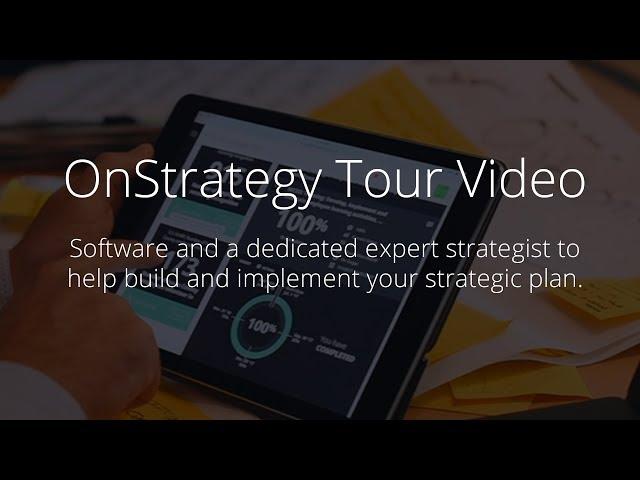 Strategic Planning Software Video Tour  I  OnStrategy