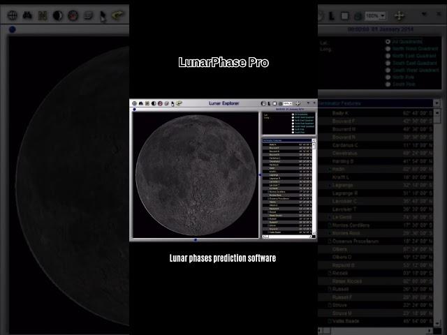 LunarPhase Pro: Moon Observer Software #moonphases #shorts