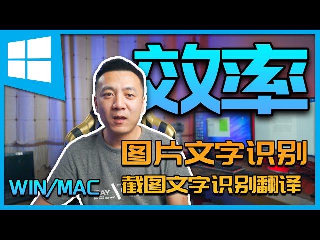 截图文字识别|划词翻译|系统必备效率工具(2020)|WIN/MAC|