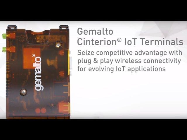 Introducing Gemalto Cinterion® IoT Terminals