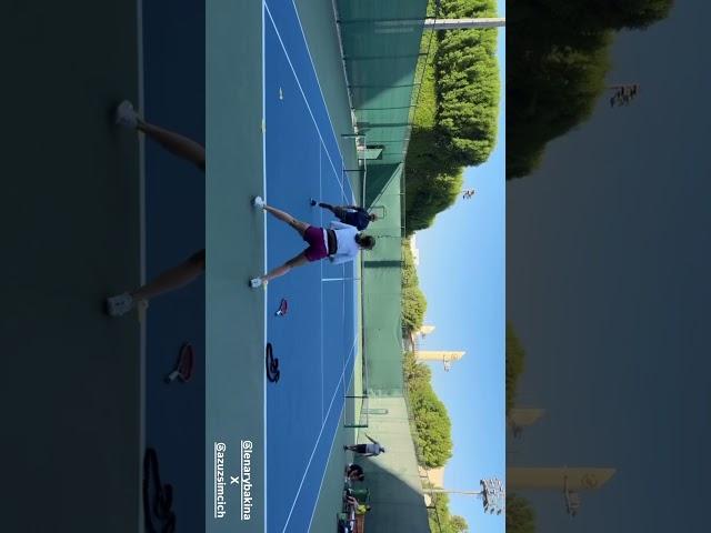 Elena Rybakina Preseson Training in Dubai