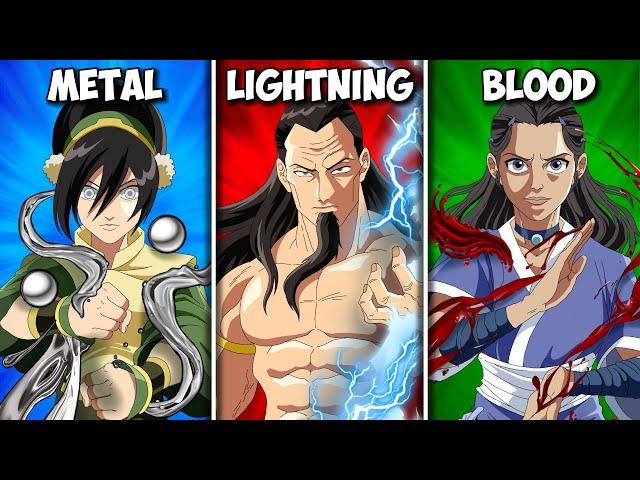 All 12 Special Bending Abilities in Avatar & Their Strongest Users Ranked & Explained