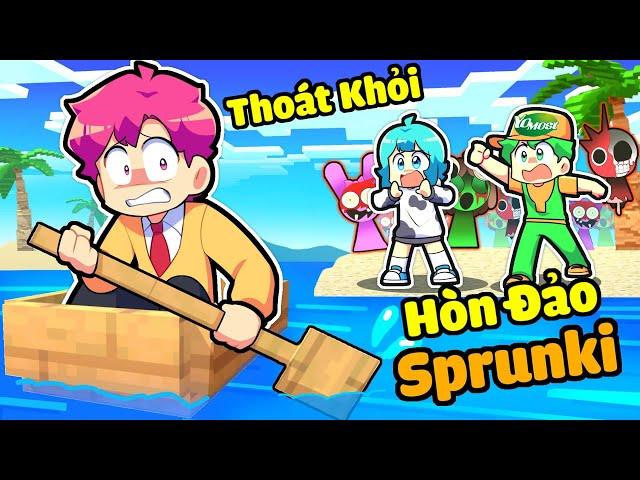 YUMMIE VÀ HIHA CÙNG YOMOST BỊ MẮC KẸT Ở HÒN ĐẢO SPRUNKI TRONG MINECRAFT* ĐẢO SPRUNKI 