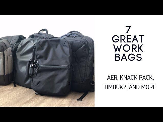 7 great WORK Backpacks - Aer, Knack, Timbuk2 and more