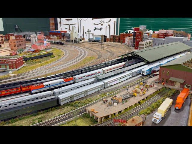 The South Florida Railway Museum HO Scale Model Train Layout