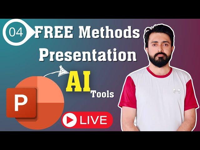 Four FREE methods to create PPT using AI tools