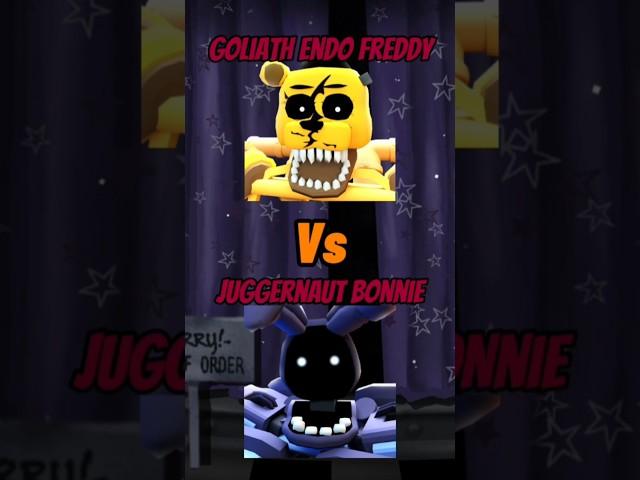 Goliath endo freddy Vs Juggernaut Bonnie #fnaf #fntd #shorts #viral