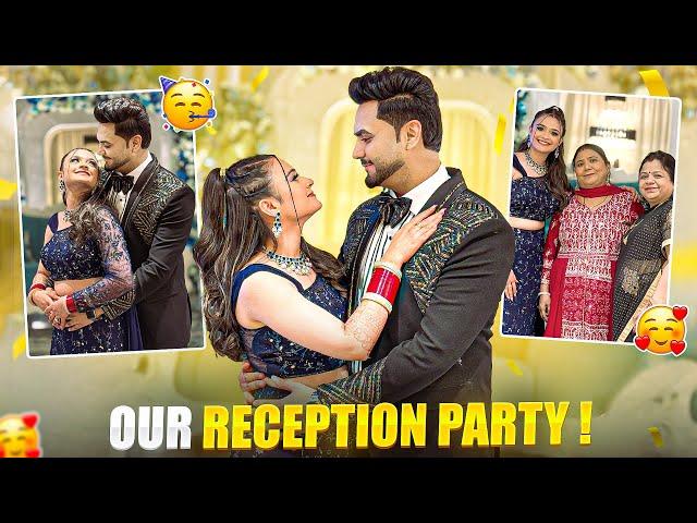 Our reception party vlogasi party nhi ki kabhi